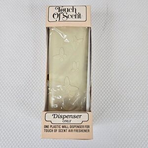 Vintage Touch Of Scent Wall Mount Plastic Air Freshener Dispenser Only